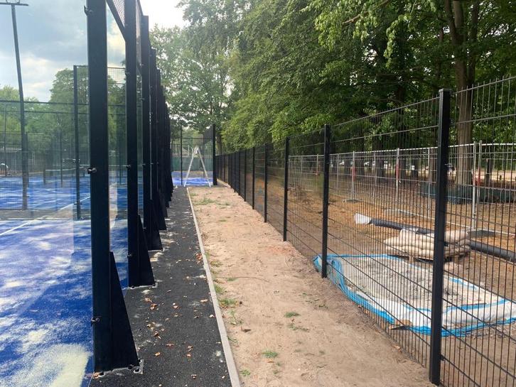 20 meter dubbelstaafmat 203cm zware kwaliteit zwart B-keus, Tuin en Terras, Tuinhekken en Hekwerk, Nieuw, Dubbelstaafmat hekwerk
