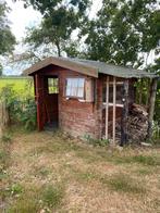 Houten tuinhuis tuinkast, Ophalen, Gebruikt, Hout