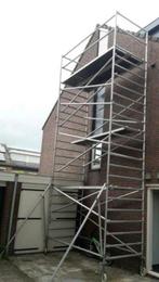 Rolsteiger te huur, Doe-het-zelf en Verbouw, Steigers, Ophalen, Zo goed als nieuw, Rolsteiger of Kamersteiger, 5 meter of hoger