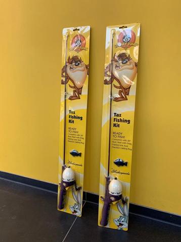 Nieuwe Looney Tunes Taz Vishengel Set beschikbaar voor biedingen