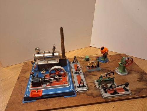Wilesco stoommachine D20 met toebehoren, Hobby en Vrije tijd, Modelbouw | Overige, Gebruikt, Ophalen