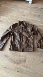 Heren jack maat L BruinLeer van Manguun, Kleding | Heren, Ophalen of Verzenden