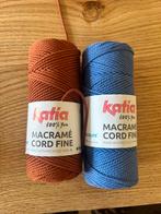Katia macrame fine cord, Ophalen of Verzenden, Zo goed als nieuw, Breien of Haken, Wol of Garen
