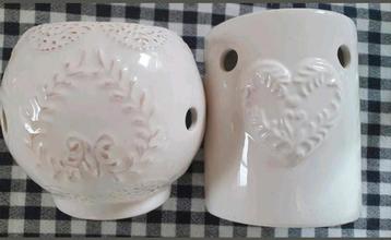 2x waxinelichtje geurbrander Scentchips beschikbaar voor biedingen