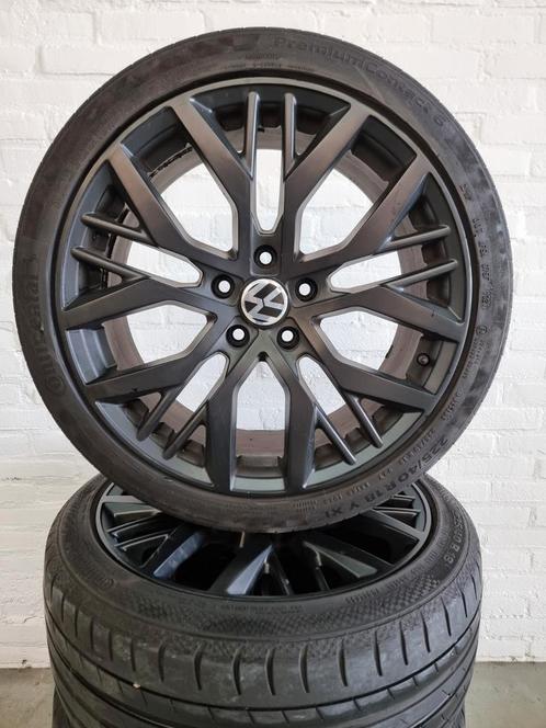 18" VW Golf 5 6 7 Santiago velgen, Continental zomerbanden, Auto-onderdelen, Banden en Velgen, Banden en Velgen, Zomerbanden, 18 inch