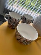 3 marimekko 1 letti kom en 2 mokken, Huis en Inrichting, Keuken | Servies, Ophalen of Verzenden, Zo goed als nieuw, Overige stijlen