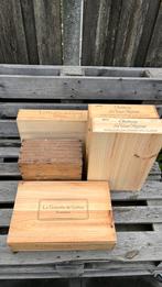 Wijnkist wijn houten kist wijnkisten hout wijnkrat, Doe-het-zelf en Verbouw, Kratten en Dozen, Ophalen, Zo goed als nieuw, 60 cm of meer