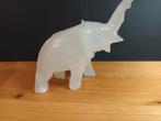 Wit olifantje van steen, Verzamelen, Beelden en Beeldjes, Ophalen of Verzenden, Nieuw, Dier