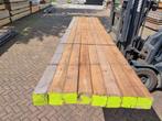 8 Hardhouten palen / balken 11 x 11 cm 4.20 m lang- nr: HB30, Tuin en Terras, Ophalen, Nieuw, Hardhout, 250 cm of meer