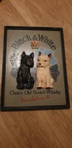 Antiek wandbord black and white whiskey, Reclamebord, Zo goed als nieuw, Ophalen