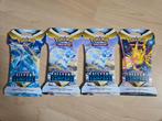 Silver tempest sleeves booster packs 4x, Ophalen of Verzenden, Nieuw, Booster