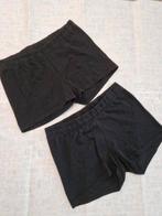 2 korte zwarte fietsbroekjes. Nieuwstaat. Maat L., Maat 38/40 (M), Zwart, Overige typen, Ophalen of Verzenden