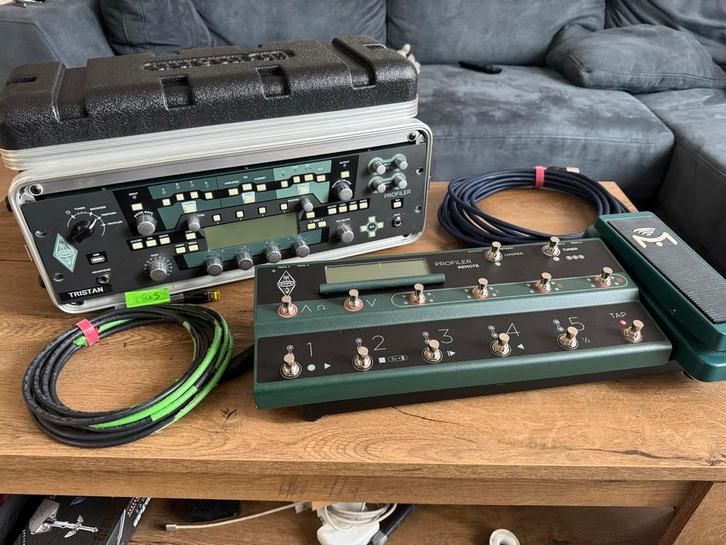 Kemper Profiler Powerrack - Remote - Exp. Pedaal - kabels, Muziek en Instrumenten, Versterkers | Bas en Gitaar, Gebruikt, Gitaar