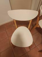 3 Witte  stoelen IKEA NORDMYRA, Huis en Inrichting, Stoelen, Wit, Zo goed als nieuw, Ophalen, Hout