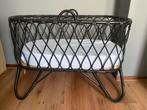 Vintage rotan wiegje jaren 60 Ibiza Boho stijl, Ophalen, Gebruikt, Minder dan 140 cm, Minder dan 70 cm