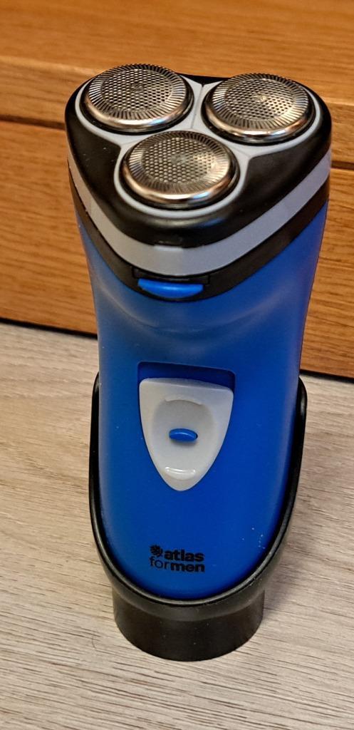 te koop blauwe atlas scheerapparaat met battarijen, Witgoed en Apparatuur, Persoonlijke-verzorgingsapparatuur, Nieuw, Scheren en Epileren
