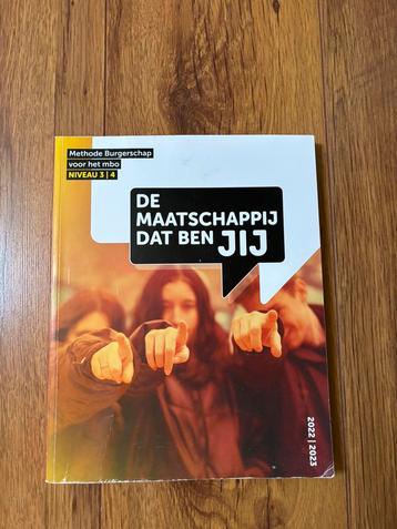 Lesboek Burgerschap-De Maatschappij Dat Ben Jij MBO 3/4 beschikbaar voor biedingen