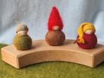 Herfst Seizoenstafel jaarring steker Vrije School vilt popje, Verzenden, Nieuw, Figuurtje(s), Wolvilt