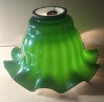 Groene hang  lampekap van peill putzler UIT 1970, Huis en Inrichting, Lampen | Hanglampen, Ophalen of Verzenden, Classic decor