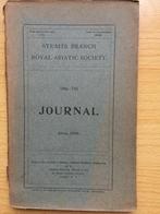 Journal [of the] Straits Branch [o.t.] Royal Asiatic Society, Ophalen of Verzenden, Gelezen, Diverse schrijvers