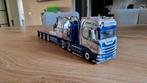 Wsi | Scania - Van den Heuvel, Hobby en Vrije tijd, Modelauto's | 1:50, Ophalen of Verzenden, Zo goed als nieuw, Bus of Vrachtwagen