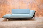 Als NIEUW! blauwe stoffen Dema Rataplan design (slaap)bank, Design, Ophalen of Verzenden, Zo goed als nieuw, Dema