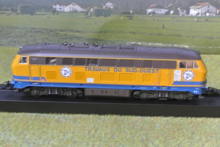 Märklin 37743 BR 216 van de TSO Travaux du Sud-Ouest, Hobby en Vrije tijd, Modeltreinen | H0, Zo goed als nieuw, Locomotief, Wisselstroom