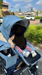 Bugaboo donkey mono blauwe bekleding, Zo goed als nieuw, Ophalen, Kinderwagen, Duowagen