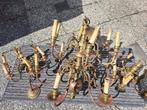 3 Kroonluchters,  koper, Ophalen of Verzenden, Gebruikt, Metaal, Antiek