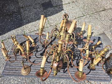 3 Kroonluchters,  koper beschikbaar voor biedingen