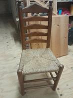 Diverse stoelen met biezen zitting, Ophalen, Gebruikt