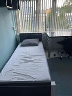 Een persoon bed, Ophalen, 90 cm, Eenpersoons, Zo goed als nieuw