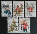 AUSTRALIË - militaire uniformen 1985, Postzegels en Munten, Postzegels | Oceanië, Verzenden, Gestempeld