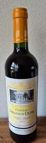 2004 Château Saransot-Dupré Listrac-Médoc Frankrijk, Verzamelen, Frankrijk, Ophalen of Verzenden, Zo goed als nieuw, Rode wijn