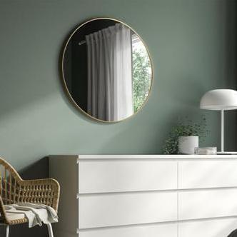 Gouden ronde spiegel Lindbyn IKEA beschikbaar voor biedingen