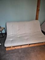 Slaapbank van deens . nl 140 x 200, Huis en Inrichting, Ophalen, Gebruikt, Wit, Tweepersoons