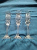 3 borrelglaasjes van Ambassador Royal Leerdam, Verzamelen, Glas en Borrelglaasjes, Ophalen, Zo goed als nieuw, Borrel- of Shotglas