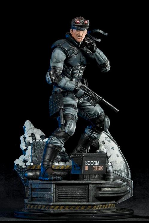 Nieuw! Konami Metal Gear Solid Snake Statue - zeldzaam!, Verzamelen, Beelden en Beeldjes, Nieuw, Overige typen, Ophalen of Verzenden