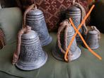 Kerstklokken kerstbellen metaal zink, +-20cm! 2st Miekje, ., Ophalen of Verzenden, Zo goed als nieuw, .