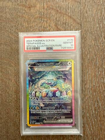 PSA 10 Terapagos ex SCR 2024 - #170 Stellar Crown beschikbaar voor biedingen