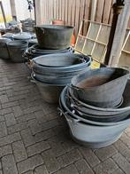 Zinken teilen, Tuin en Terras, Bloembakken en Plantenbakken, Ophalen, Gebruikt, Minder dan 30 cm, Minder dan 60 cm