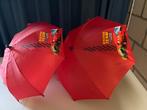 2x Cars kinderparaplu, Sieraden, Tassen en Uiterlijk, Paraplu's, Ophalen, Zo goed als nieuw, Rood