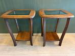 Set indentieke Antieke/Vintage Bijzettafeltjes Arts&Craft., Huis en Inrichting, Gebruikt, Cornwallantiques@hotmail.com, Cornwall Exlusive