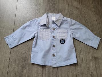 DIRKJE blauw gestreept overhemd maat 68 ~ MS3123 beschikbaar voor biedingen