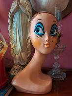 Huard mannequin hoedenhoofd paspop pruikenhoofd hoofd Twiggy, Ophalen of Verzenden