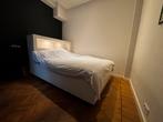 Uniek handgemaakt bedframe voor tweepersoonsbed, Ophalen, Gebruikt, Wit, Tweepersoons
