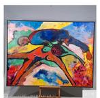 Te koop schilderij Maya Wildevuur acryl op doek, Antiek en Kunst, Ophalen