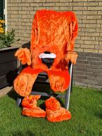 Oranje leeuwenpak, Ophalen, Zo goed als nieuw, Maat 48/50 (M), Oranje of Koningsdag