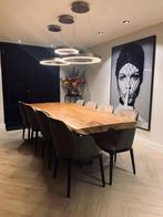 SUAR HOUT I BOOMSTAM TAFEL I OP MAAT GEMAAKT GROTE VOORRAAD, Eikenhout, Ophalen of Verzenden, 75 cm of meer, Rechthoekig