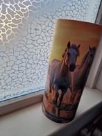 Paarden lamp met fitting en snoer., Huis en Inrichting, Ophalen of Verzenden, Nieuw, Rond, 25 tot 50 cm